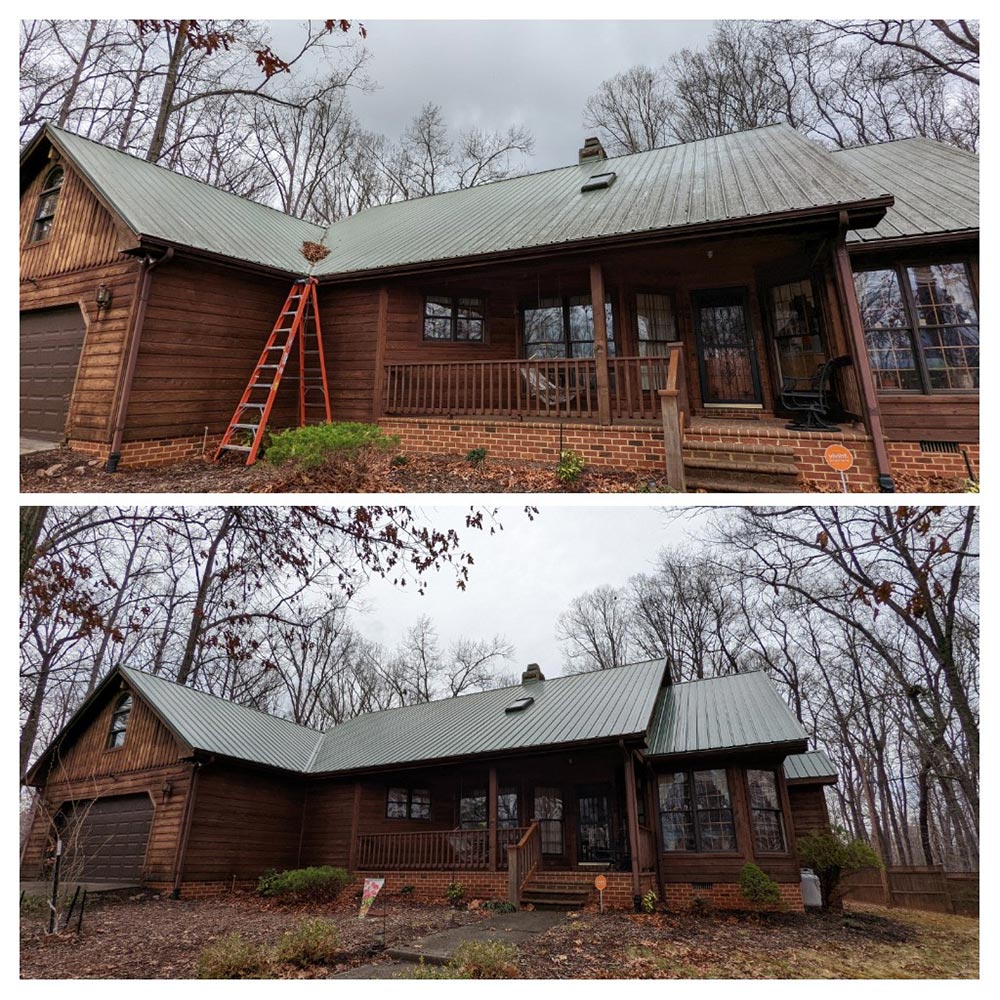 Metal Roof Cleaning in Farmville, VA